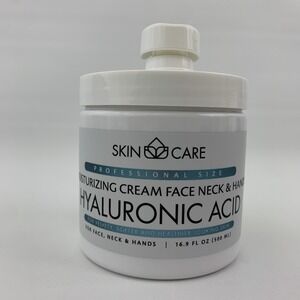 Crystalline Skin Care Hyaluronic Acid Moisturizing Cream Lotion 16.9 Oz
